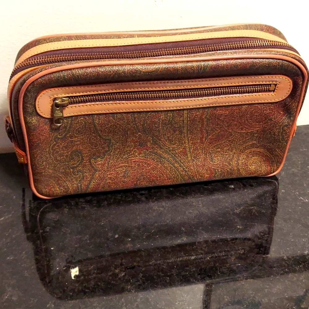 ETRO Milano Vintage Clutch Cosmetic Case